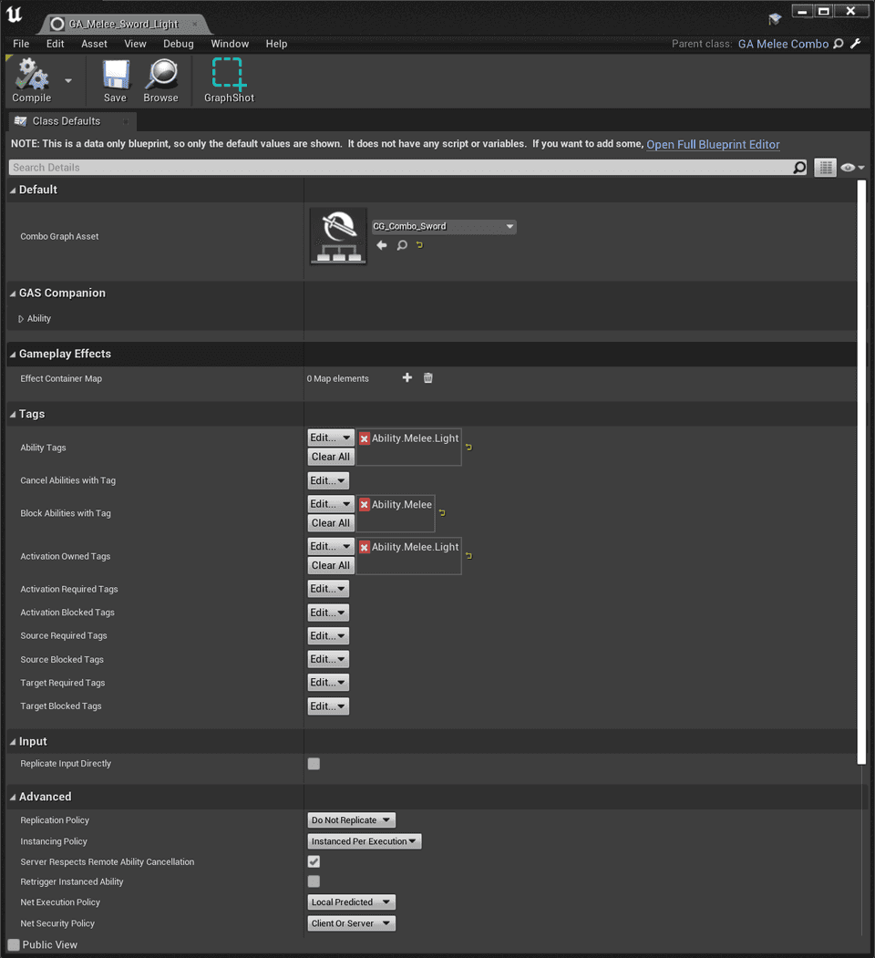 ga melee light